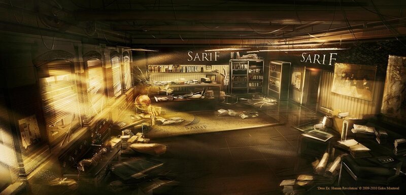 Abandoned Office Room — Brown, Dramatic