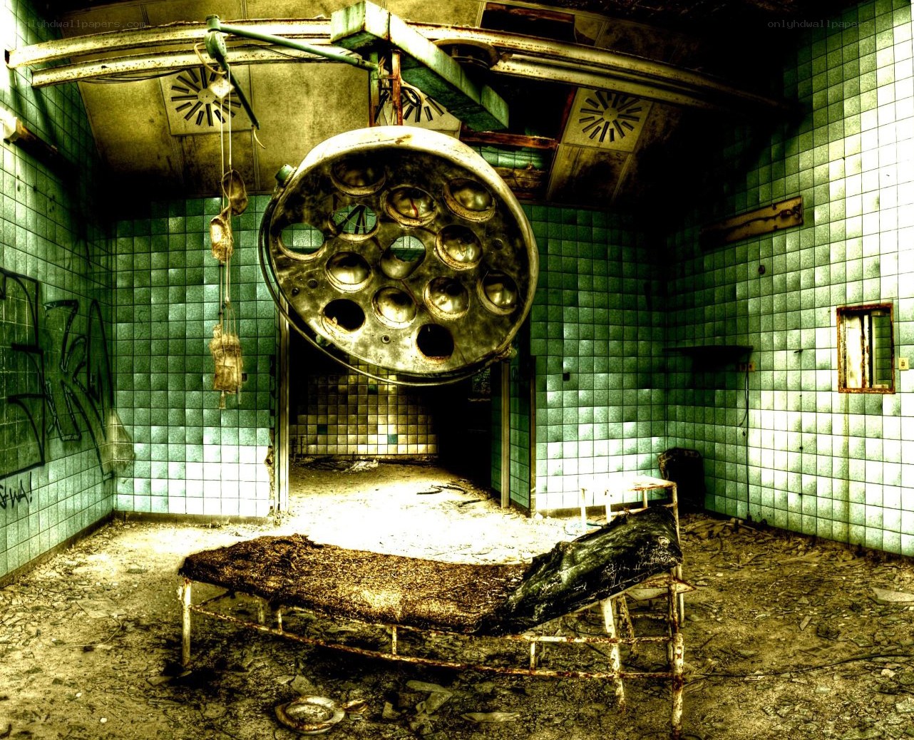 abandoned operating room