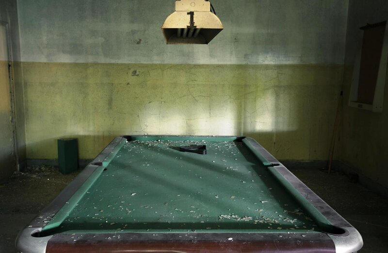 Abandoned Pool Table