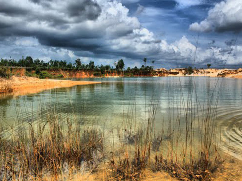 Abandoned Quarry Lake — Blue
