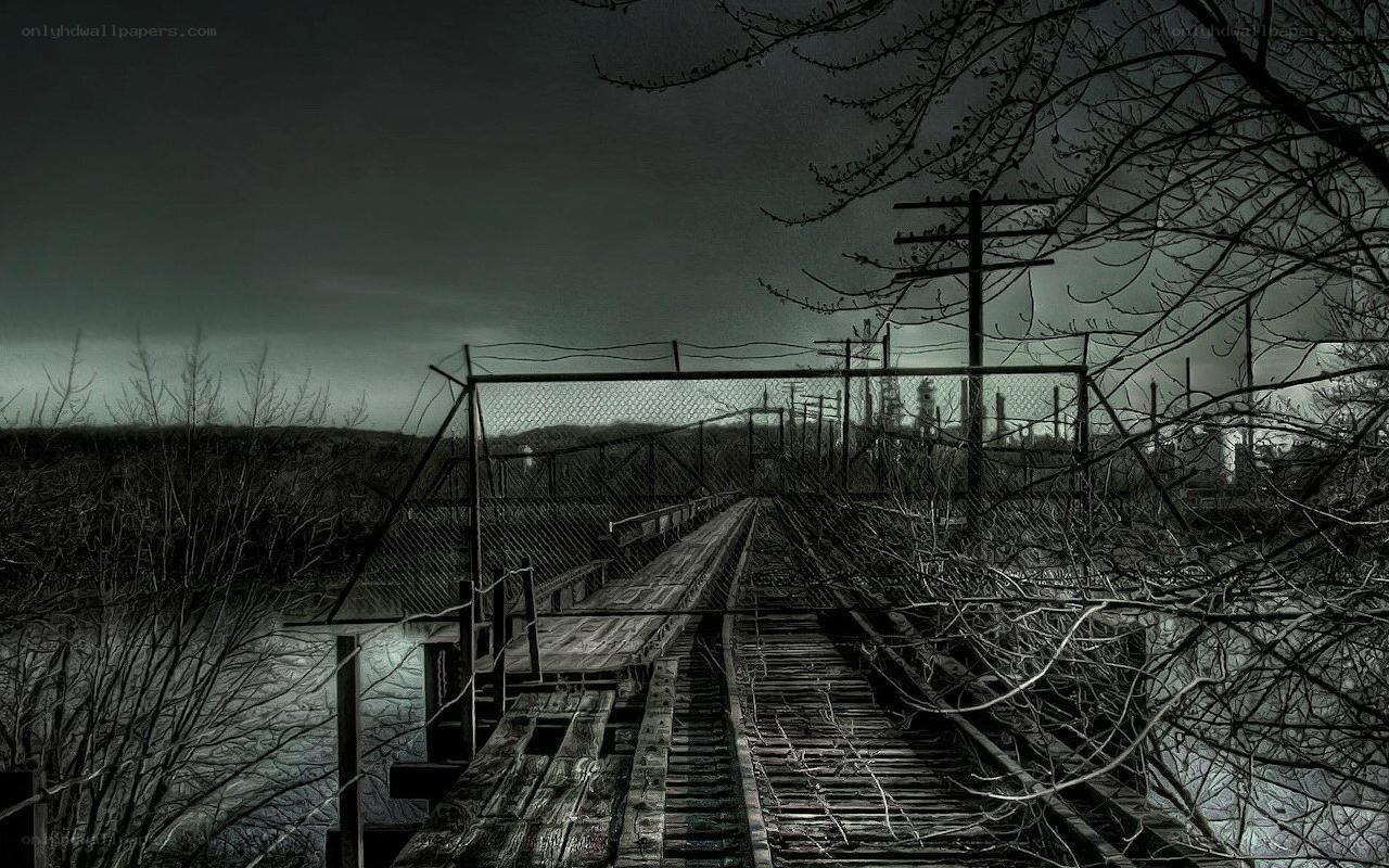 abandoned railway bridge