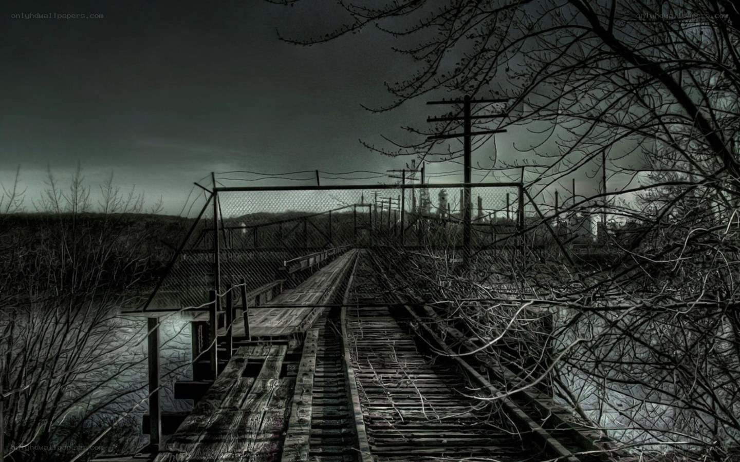 abandoned railway bridge