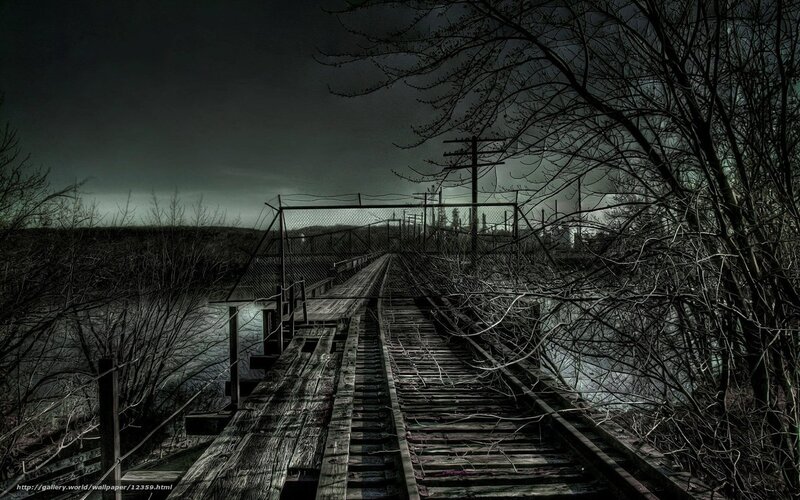abandoned railway bridge