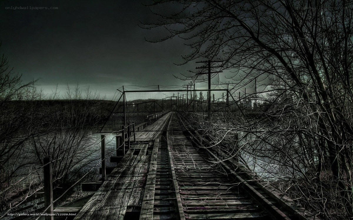 abandoned railway bridge