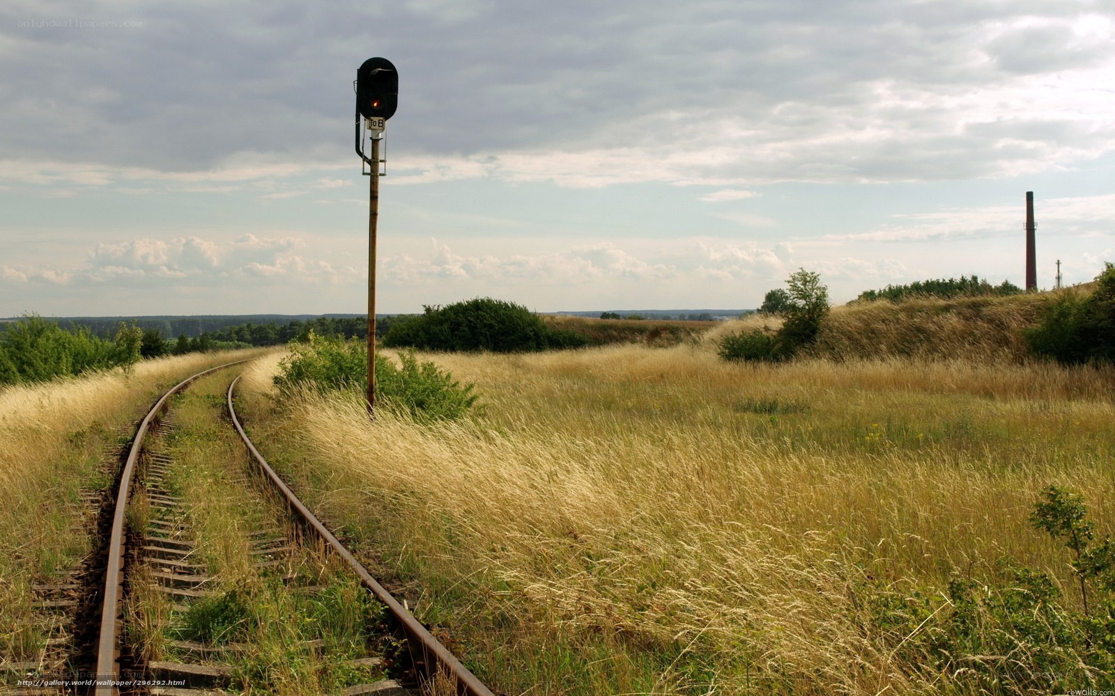 Abandoned railway track