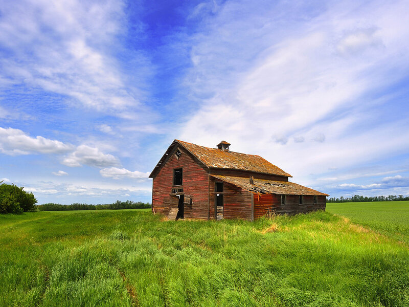 Abandoned Red Barn