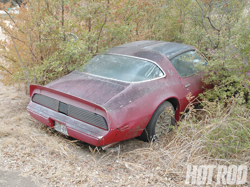 Abandoned Red Car