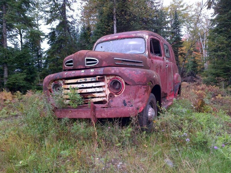 Abandoned Red Truck