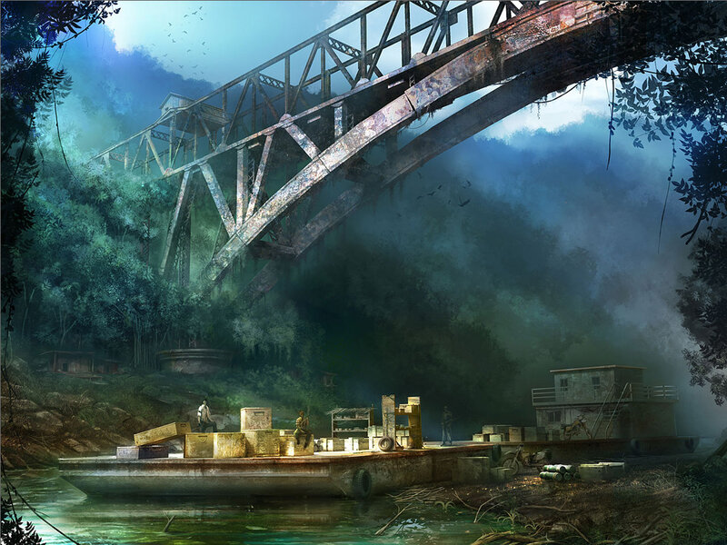 Abandoned River Barge