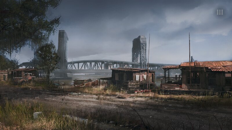 Abandoned River Shacks