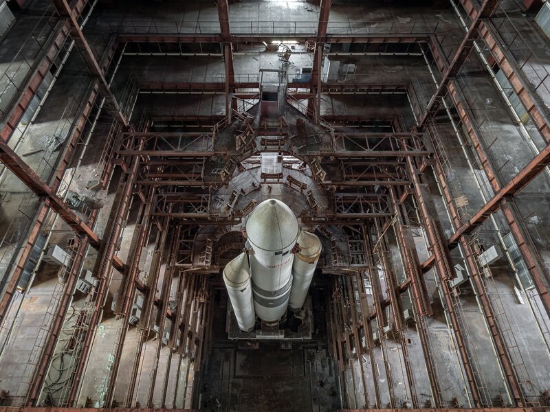 Abandoned Rocket in Silo — Gray