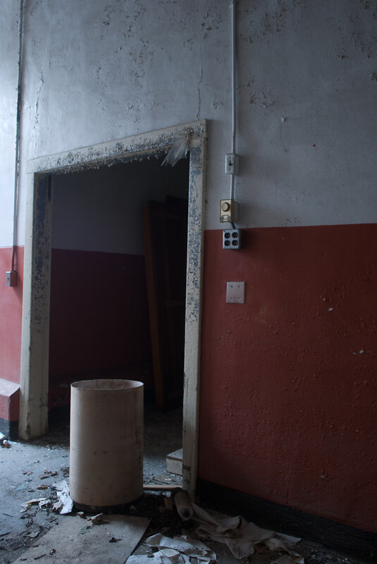 abandoned room interior