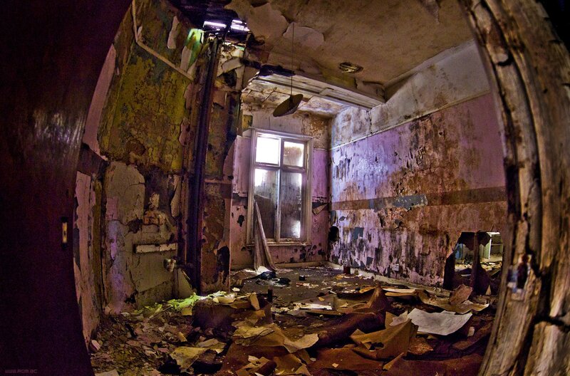 abandoned room interior