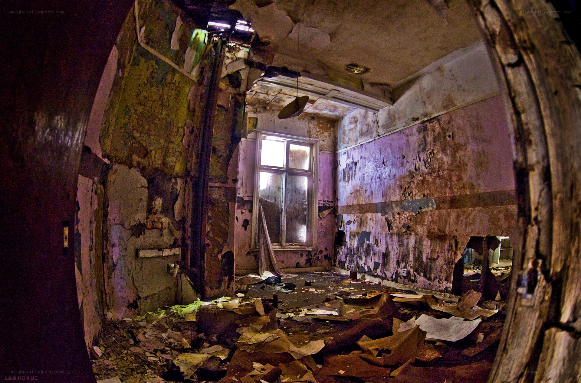 abandoned room interior