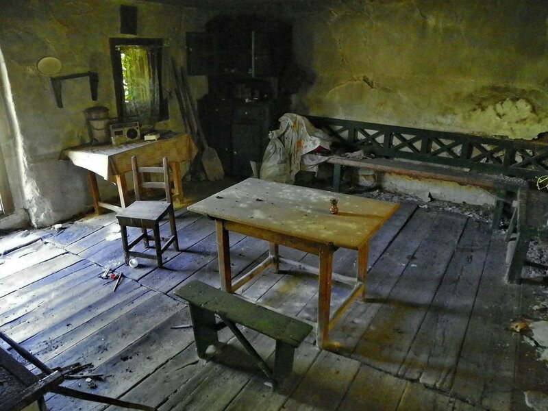 Abandoned Room Interior — Brown