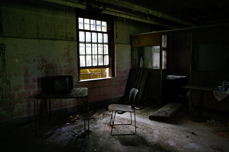 Abandoned Room Interior — Gray