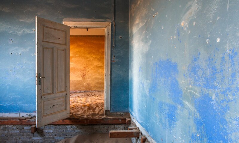 Abandoned Room with Sand