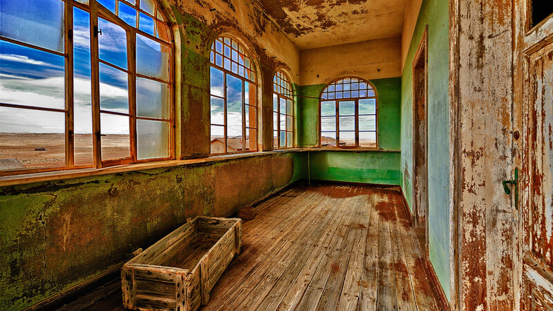 Abandoned Room with Windows
