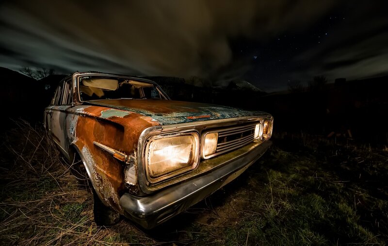 Abandoned Rusty Car