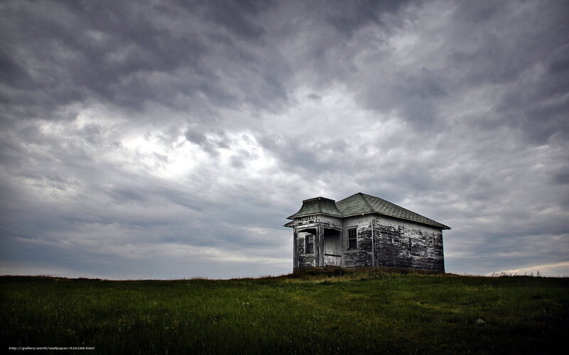 Abandoned Schoolhouse — Green