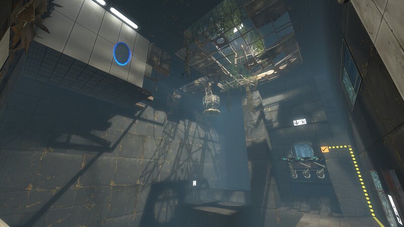 abandoned sci-fi facility
