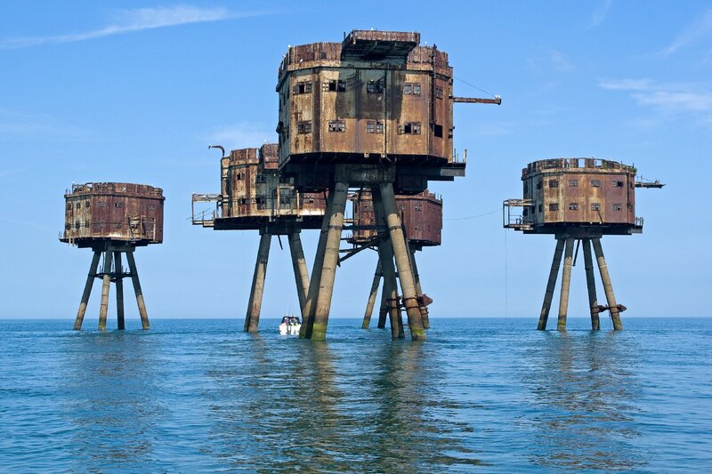Abandoned Sea Forts — Blue