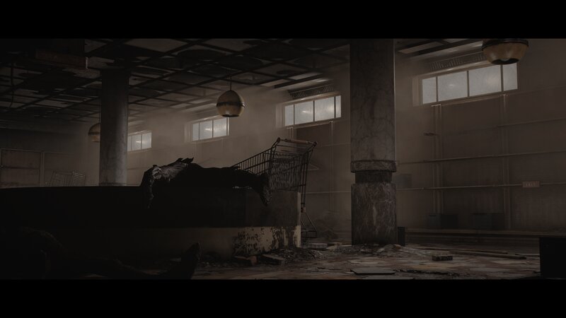 Abandoned Shopping Cart — Gray