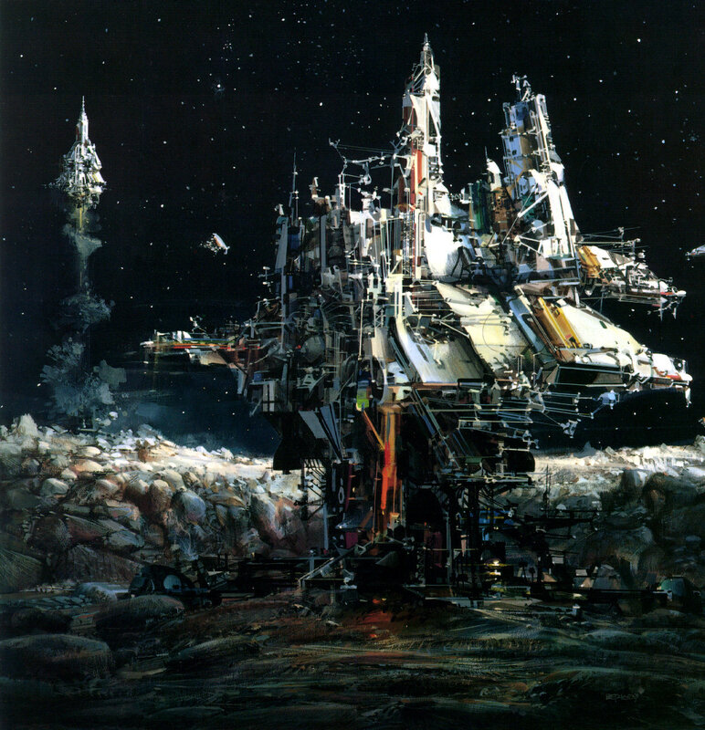 Abandoned space station
