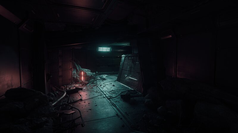 Abandoned Spaceship Corridor