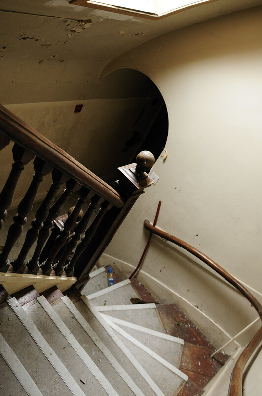 Abandoned Staircase — Beige