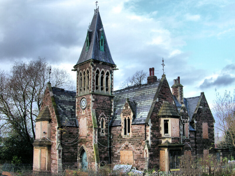 Abandoned Stone Building — Brown