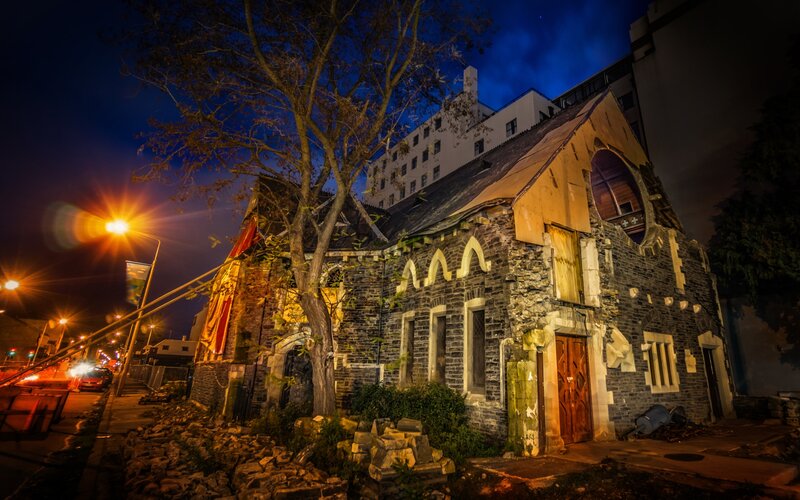 Abandoned Stone Church