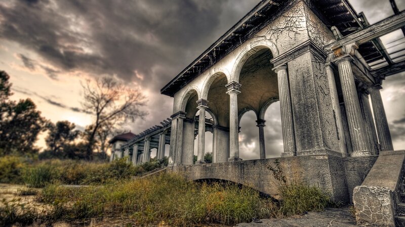 Abandoned Stone Pavilion