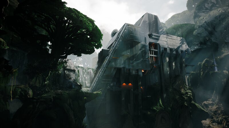 Abandoned Structure in Jungle