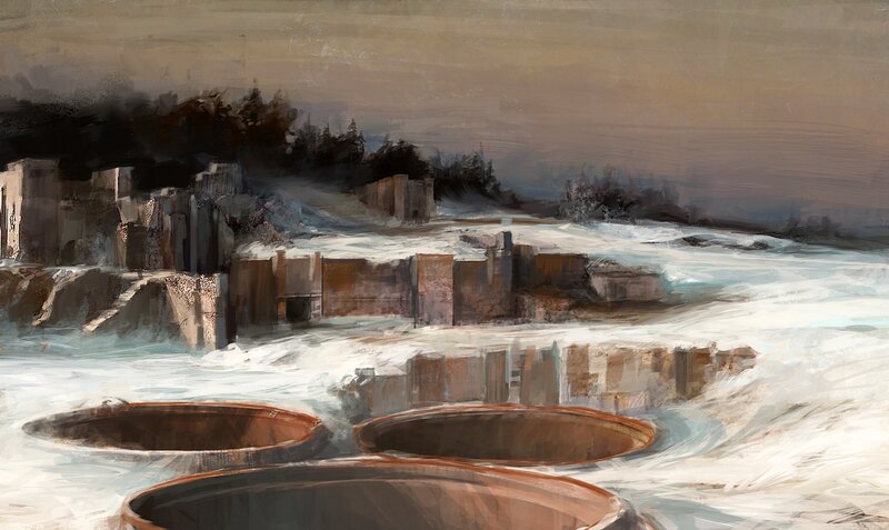 Abandoned Structures in Snow