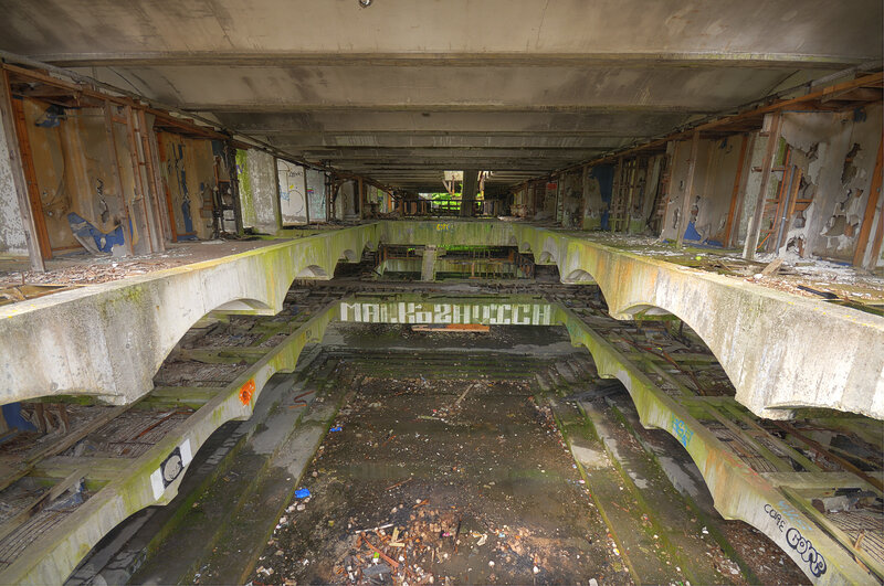 Abandoned subway station