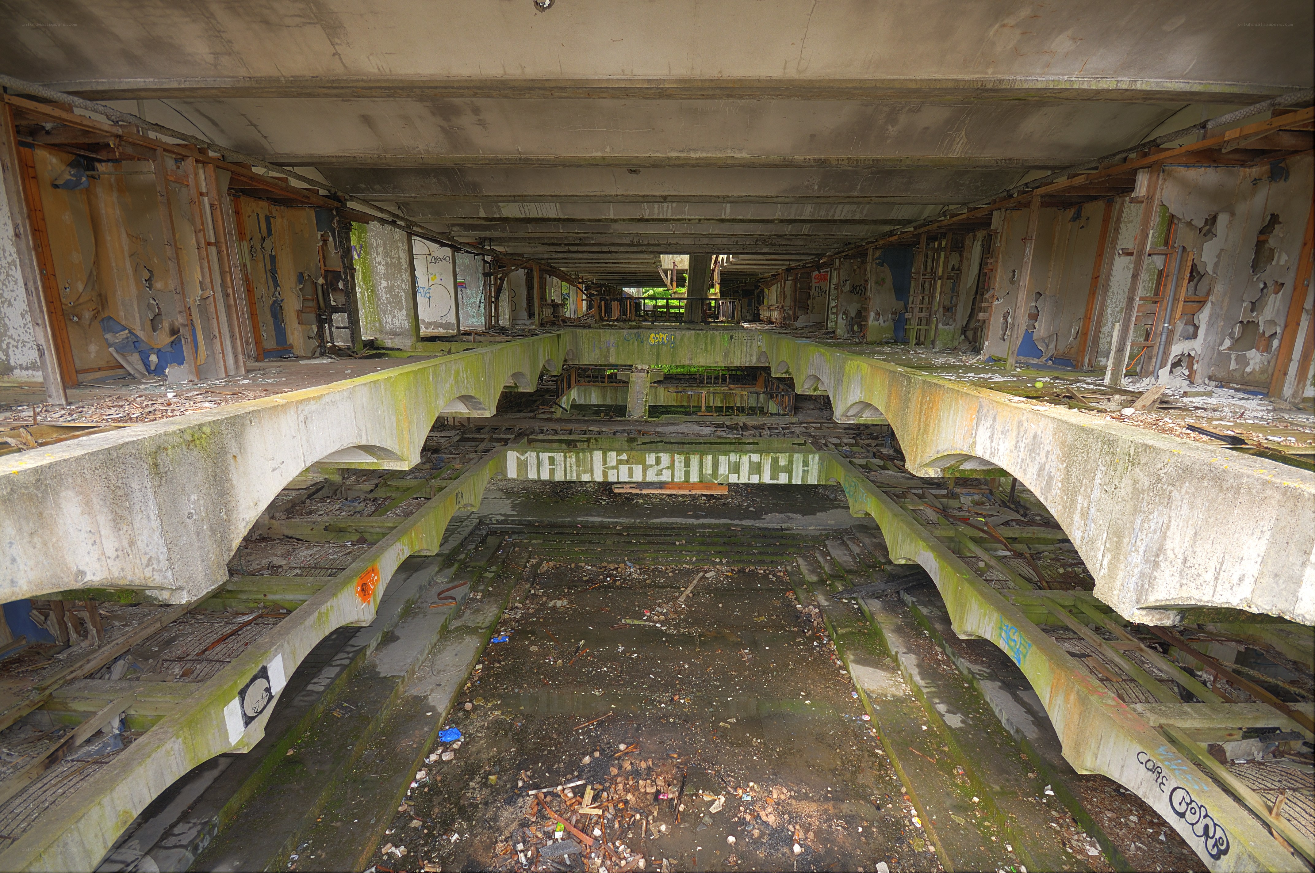 Abandoned subway station
