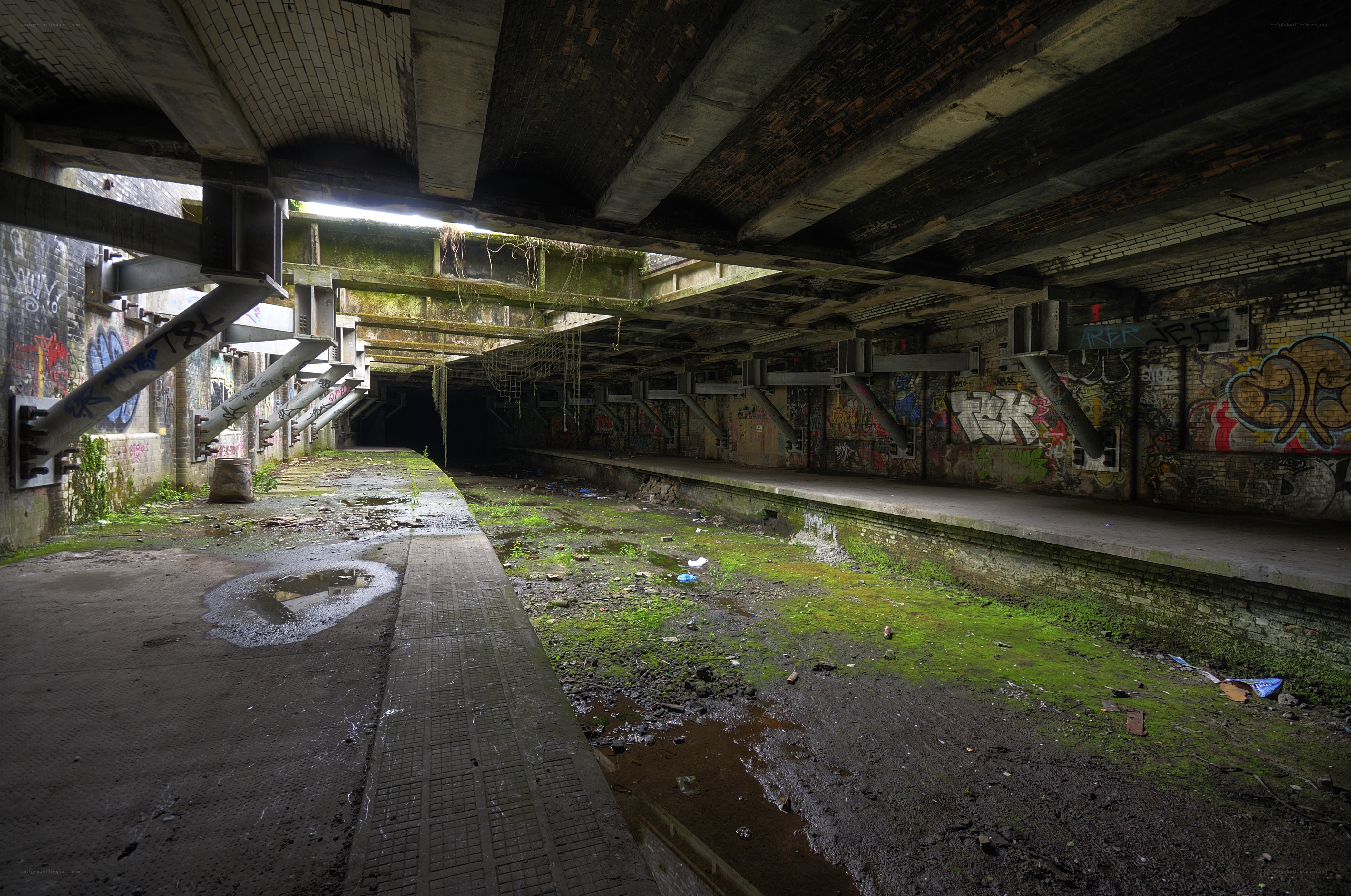 abandoned subway station