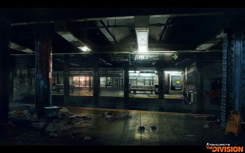 Abandoned Subway Station — Black