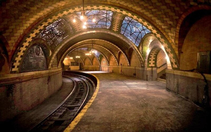 Abandoned Subway Station — Brown, Dramatic