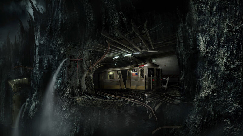 Abandoned subway tunnel