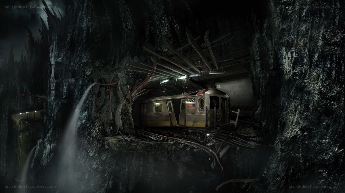 Abandoned subway tunnel