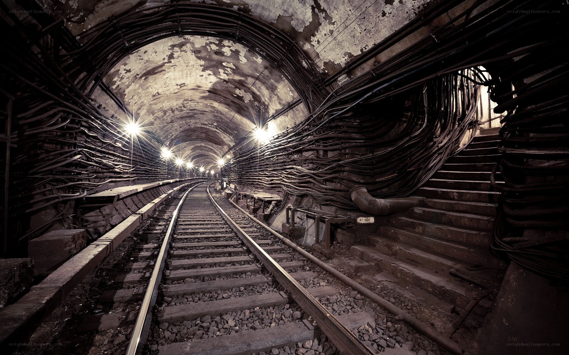 abandoned subway tunnel
