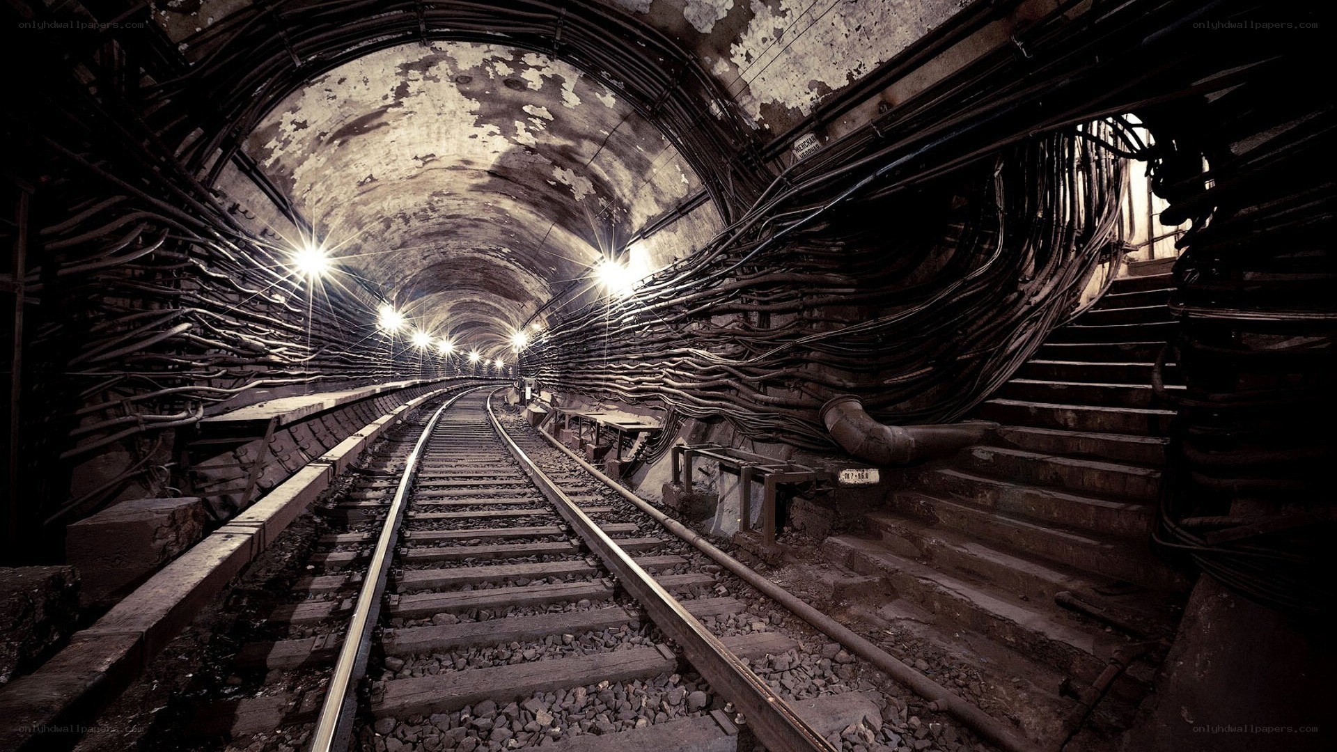 abandoned subway tunnel