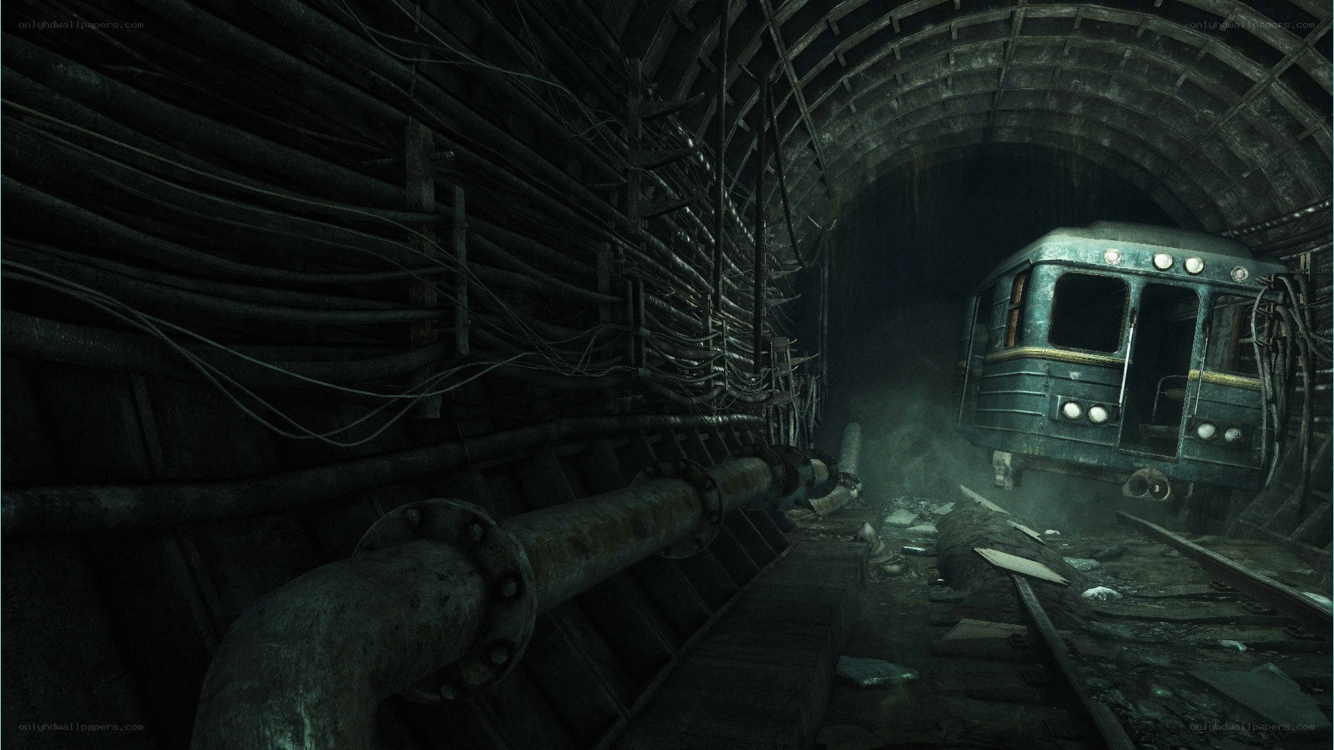 abandoned subway tunnel