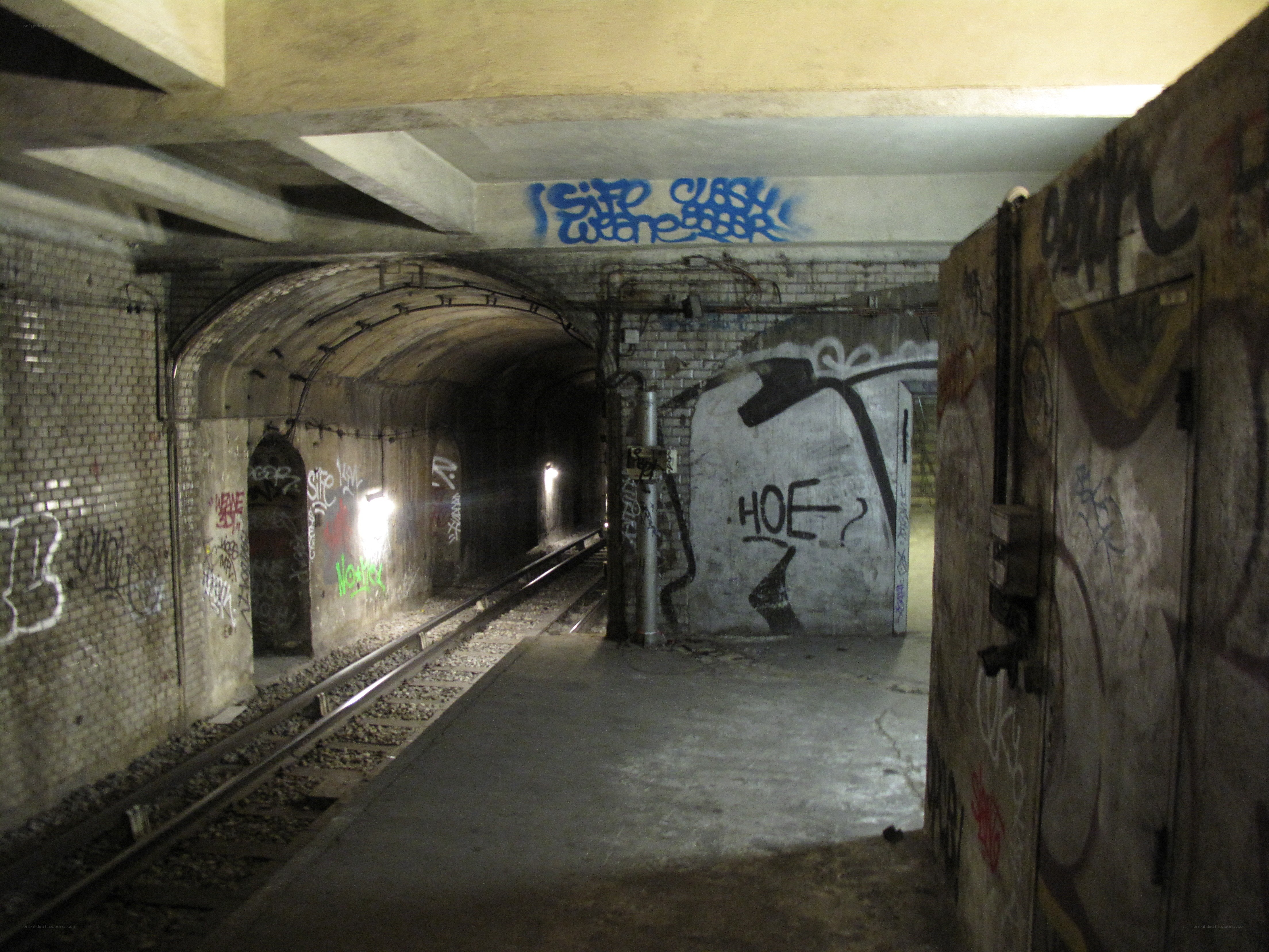 abandoned subway tunnel