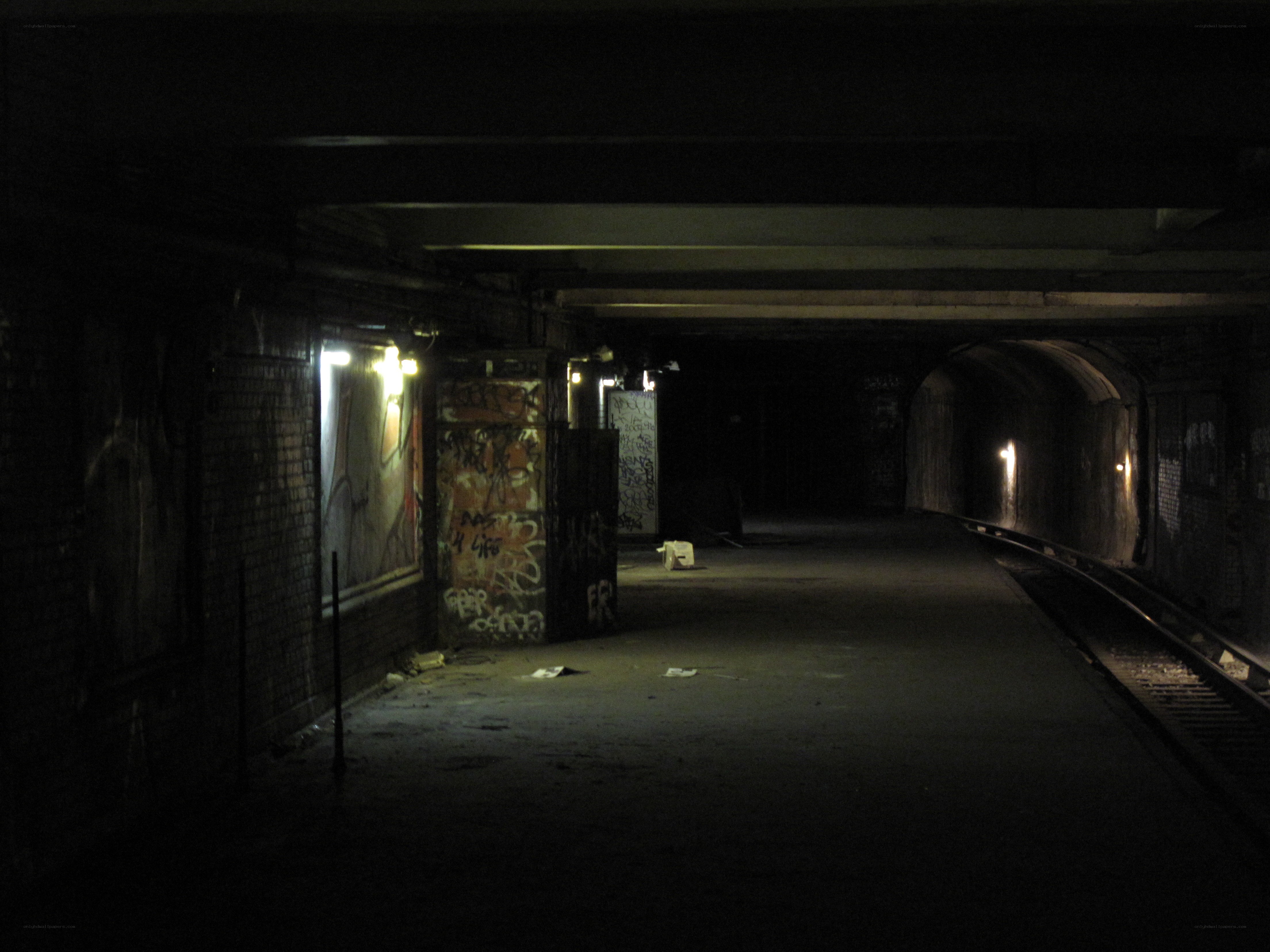 abandoned subway tunnel