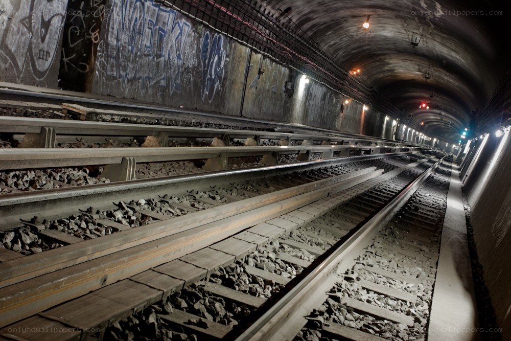abandoned subway tunnel