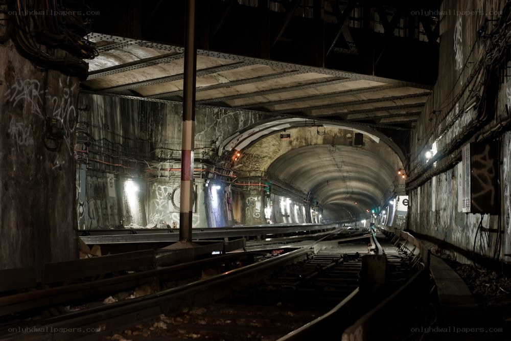 abandoned subway tunnel
