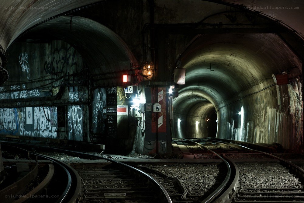 abandoned subway tunnel